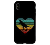 Custodia per iPhone XS Max Tyrannosauro Cuore Dino Bambini Dinosauro Sauro T-Rex