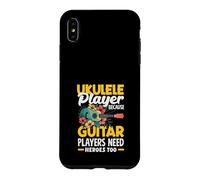 Custodia per iPhone XS Max Ukulele Player perché anche i chitarristi hanno bisogno di eroi