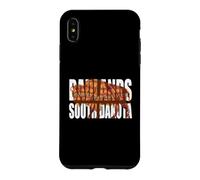 Custodia per iPhone XS Max Un bisonte in Badlands South Dakota Colorato Formazioni rocciose