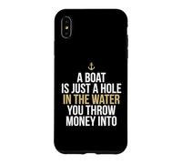 Custodia per iPhone XS Max Una barca è solo un buco nell'appassionato di canottaggio in acqua
