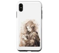 Custodia per iPhone XS Max Una donna che indossa un kimono tradizionale giapponese che sogna sogni diurni leggeri e fragili