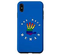 Custodia per iPhone XS Max Una razza, Umano - Una Razza, Umano - Contro il razzismo