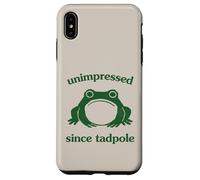 Custodia per iPhone XS Max Unimpressed Since Tadpole Funny Frog Silly Graphic