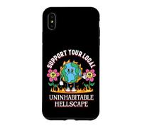 Custodia per iPhone XS Max Uninhabitable Hellscape Divertente cambiamento climatico Meme Terra