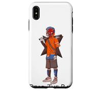 Custodia per iPhone XS Max Urban Japanese Anime Devil Masked Read The Bat Warrior