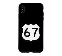 Custodia per iPhone XS Max US Route 67 segno