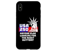 Custodia per iPhone XS Max USA 250 Pulsante Reset Design American Liberty