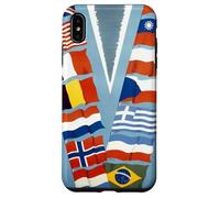 Custodia per iPhone XS Max "V" per la vittoria nelle bandiere alleate (1942-1945)