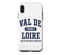 Custodia per iPhone XS Max Valle della Loira Francia Valle dei Mille Castelli Stampa Navy