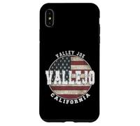 Custodia per iPhone XS Max Vallejo California, bandiera americana vintage