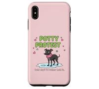 Custodia per iPhone XS Max Vasino per levriero italiano protesta contro la pioggia e addestramento al bagno