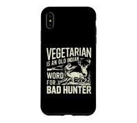 Custodia per iPhone XS Max Vegetariano è una vecchia parola indiana per la cattiva caccia al cacciatore