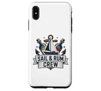 Custodia per iPhone XS Max Vela e Rum Crew Divertente Sailing Captain Sailor