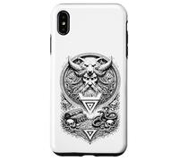 Custodia per iPhone XS Max Veles Simbolo Rune Slavo Pagano Sciamano Totem Arte