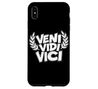 Custodia per iPhone XS Max Veni Vidi Vici Il vincitore del testo latino prende tutto
