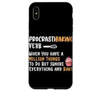 Custodia per iPhone XS Max Verbo procrastibaking quando hai un milione di cose da fare Bu