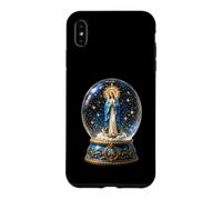 Custodia per iPhone XS Max Vergine Maria Celeste Preghiera Orb Cattolico Sacra Icona Arte