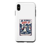 Custodia per iPhone XS Max Versetto con scritta in inglese "He Almost Had It Just Keep Your Eyes Up