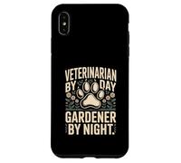 Custodia per iPhone XS Max Veterinario Di Giorno Giardiniere Di Notte Flore