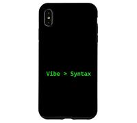 Custodia per iPhone XS Max Vibe Coding Divertente Programmatore AI Sviluppatore Umorismo