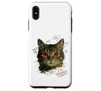 Custodia per iPhone XS Max Vibrazioni street style con gatti intrappolati