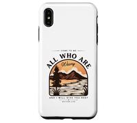 Custodia per iPhone XS Max Vieni a me tutti quelli che sono stanchi e ti darò riposo