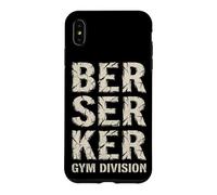 Custodia per iPhone XS Max Viking Bodybuilder Viking sollevamento pesi Gym Berserker