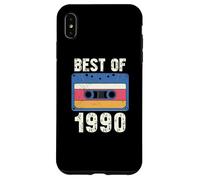 Custodia per iPhone XS Max Vintage 1990's Kid Retro Era Born In the 1990 Cassette