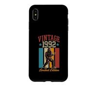 Custodia per iPhone XS Max Vintage 1992 Bigfoot Sasquatch Theme Chitarra Edizione Limitata