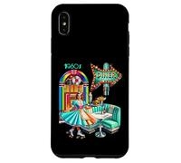 Custodia per iPhone XS Max Vintage anni '50 Diner Café Drive in