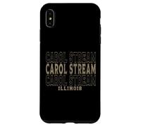 Custodia per iPhone XS Max Vintage Carol Stream Illinois