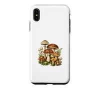 Custodia per iPhone XS Max Vintage Funghi Botanici Cottagecore Natura Foresta
