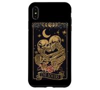 Custodia per iPhone XS Max Vintage Goth Tarot Card The Lovers Dark Academia Aesthetic