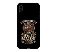Custodia per iPhone XS Max Vintage I Survived Fire Academy 2026 Firefighter
