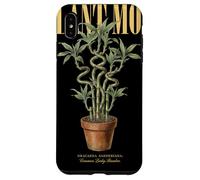 Custodia per iPhone XS Max Vintage Lucky Bamboo Pianta Mamma Natura Flora Giardiniere
