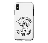 Custodia per iPhone XS Max Vintage mangio hot dog per la forma 4 luglio Retro Mens