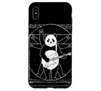 Custodia per iPhone XS Max Vitruvian Rock Panda, Leonardo di Vinci, Arte, Musica, Divertimento