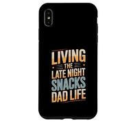Custodia per iPhone XS Max Vivere la notte a tarda notte snack papà vita umorismo
