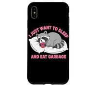 Custodia per iPhone XS Max Voglio solo dormire e mangiare spazzatura