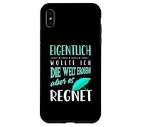 Custodia per iPhone XS Max Volevo conquistare il mondo, ma lo pianga