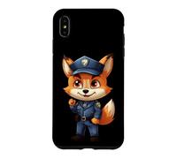 Custodia per iPhone XS Max Volpe polizia