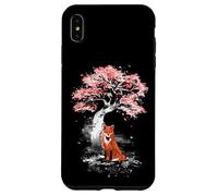 Custodia per iPhone XS Max Volpe rossa sotto l'albero