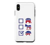 Custodia per iPhone XS Max Votazione USA Democratico Procione repubblicano Casella di controllo americana