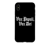 Custodia per iPhone XS Max VOX POPULI VOX DEI FRASE LATINA