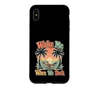 Custodia per iPhone XS Max Wake Me When We Dock Divertente Crociera Bradipo