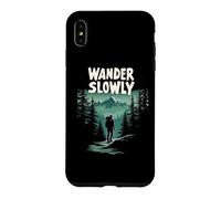 Custodia per iPhone XS Max Wander Slowly Trekking Lento Natura Calma