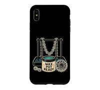 Custodia per iPhone XS Max WAX POT READY Bicicletta Cura della Catena Officina