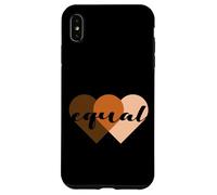 Custodia per iPhone XS Max We Are All Equal One People One Heart, Equality Unity Hearts