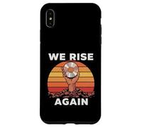 Custodia per iPhone XS Max We Rise Again tributo a CD Rom e Physical Media Lovers