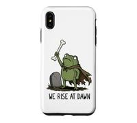 Custodia per iPhone XS Max We Rise At Dawn Season Spooky Frog Meme Zombie Halloween